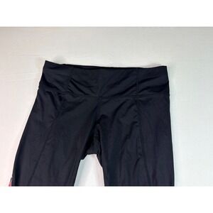 Athleta Women's Medium Black‎ Workout Leggings Athletic Geometric Print